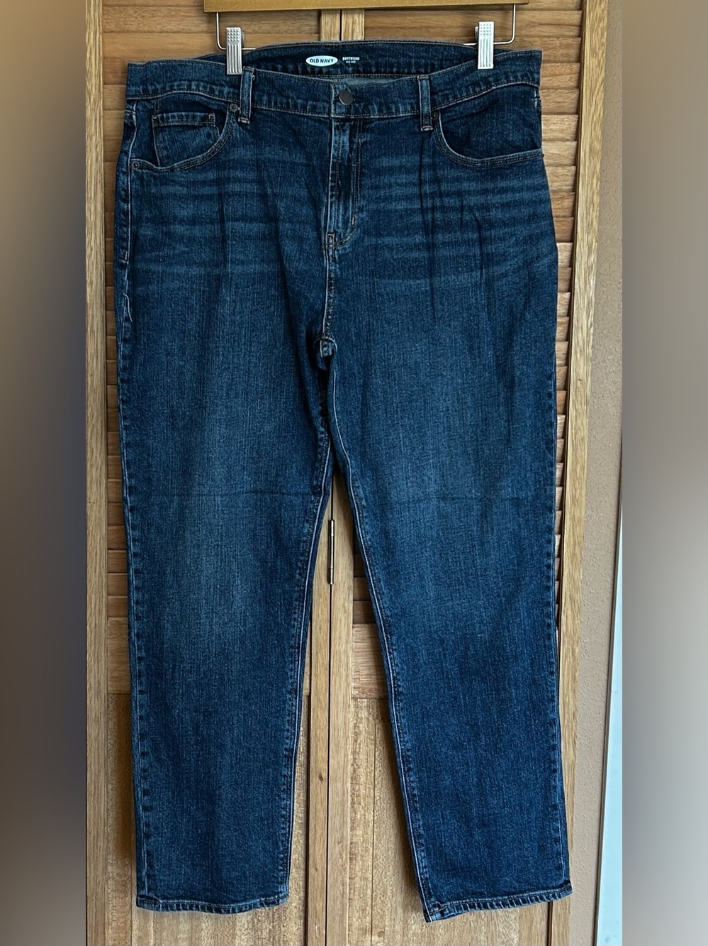 Old Navy Boyfriend Midrise Blue Jeans Womens size 14 stretch